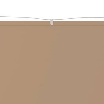 Senkrechtmarkise Taupe 140x800 cm Oxford-Gewebe