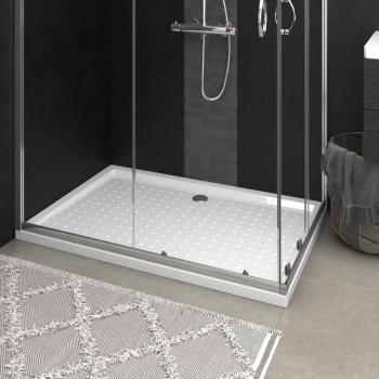 ARDEBO.de - Duschwanne Anti-Rutsch Weiß 80x120x4 cm ABS