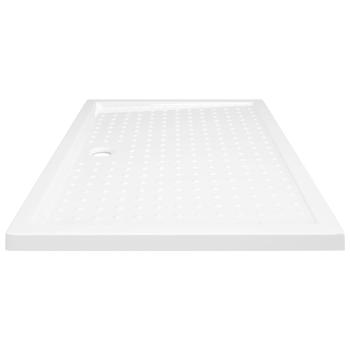 Duschwanne Anti-Rutsch Weiß 80x120x4 cm ABS