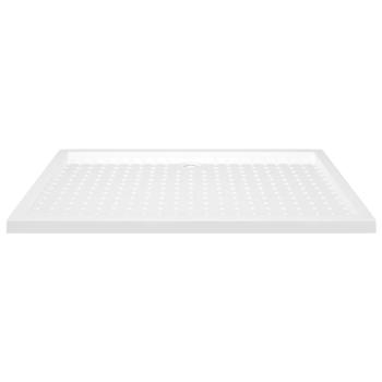 Duschwanne Anti-Rutsch Weiß 80x120x4 cm ABS