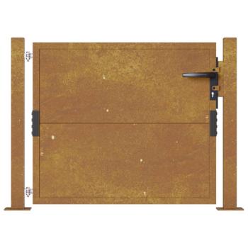 Gartentor 100x100 cm Cortenstahl