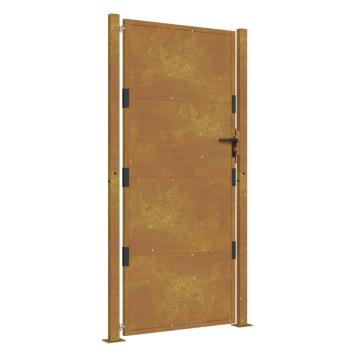 Gartentor 100x175 cm Cortenstahl