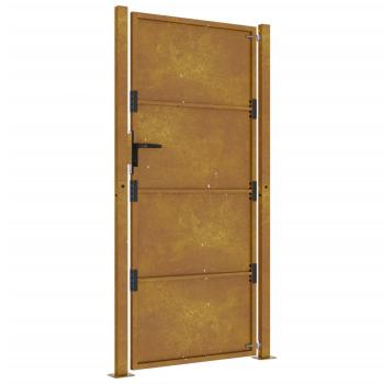Gartentor 100x175 cm Cortenstahl