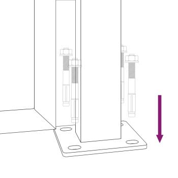 Gartentor 100x200 cm Cortenstahl Bambus-Design