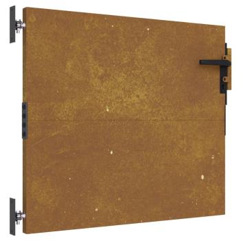 Gartentor 85x125 cm Cortenstahl