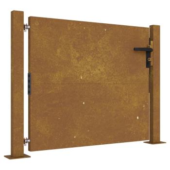 Gartentor 100x75 cm Cortenstahl
