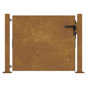 Gartentor 100x100 cm Cortenstahl