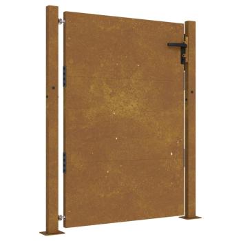 Gartentor 100x125 cm Cortenstahl
