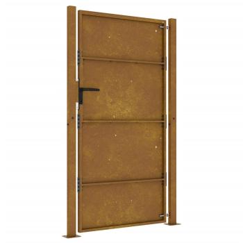 Gartentor 100x200 cm Cortenstahl