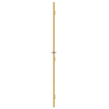 Innentür Schlank Golden 76x201,5 cm Hartglas und Aluminium