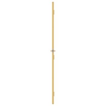 Innentür Schlank Golden 83x201,5 cm Hartglas und Aluminium