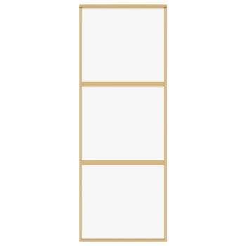 Schiebetür Golden 76x205 cm ESG-Klarglas und Aluminium