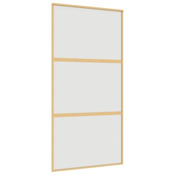 Schiebetür Golden 102,5x205 cm Matt ESG-Glas und Aluminium