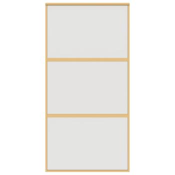 Schiebetür Golden 102,5x205 cm Matt ESG-Glas und Aluminium