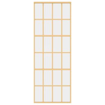 Schiebetür Golden 76x205 cm ESG-Klarglas und Aluminium