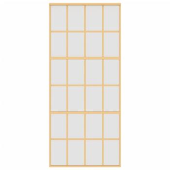 Schiebetür Golden 90x205 cm Matt ESG-Glas und Aluminium