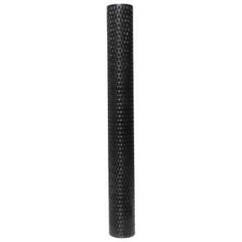 Balkon-Sichtschutz Schwarz 300x90 cm Poly Rattan