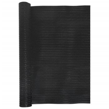 Balkon-Sichtschutz Schwarz 500x80 cm Poly Rattan