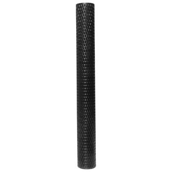 Balkon-Sichtschutz Schwarz 1000x100 cm Poly Rattan