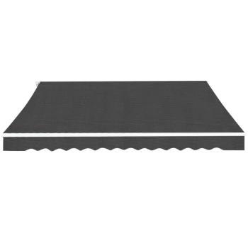 Gelenkarmmarkise 400 cm Anthrazit