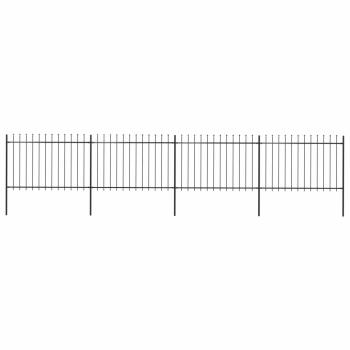 ARDEBO.de - Gartenzaun | Stahl | Stabil | Rechteckig | Modern
