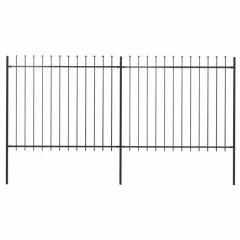 ARDEBO.de - Gartenzaun | Stahl | Stabil | Rechteckig | Modern
