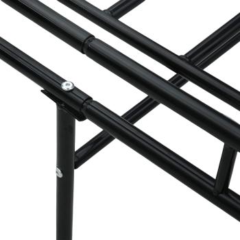 Tagesbett-Rahmen Schwarz Metall 90×200 cm