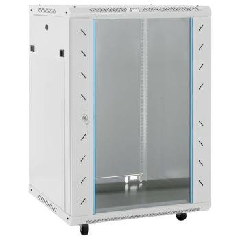 ARDEBO.de - 15U Netzwerkschrank auf Rollen 19" IP20 60x45x86 cm