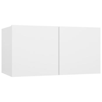 10-tlg. TV-Schrank-Set Weiß Holzwerkstoff