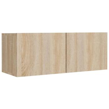 8-tlg. TV-Schrank-Set Sonoma-Eiche Holzwerkstoff