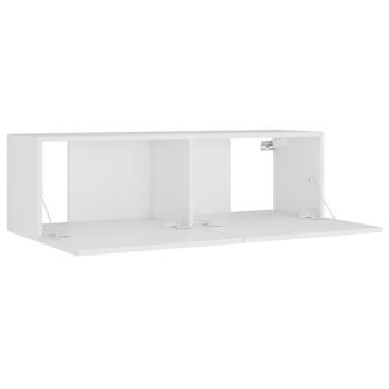 8-tlg. TV-Schrank-Set Weiß Holzwerkstoff