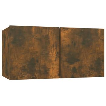 5-tlg. TV-Schrank-Set Räuchereiche Holzwerkstoff