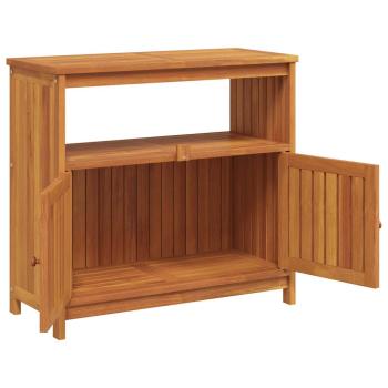 Garten-Konsolentisch 80x35x75 cm Massivholz Akazie