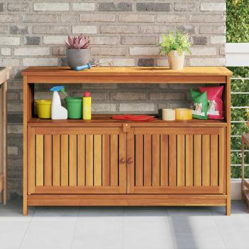 ARDEBO.de - Garten-Konsolentisch 110x35x75 cm Massivholz Akazie