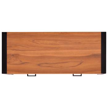 Schreibtisch mit 2 Schubladen 100x40x75 cm Teakholz