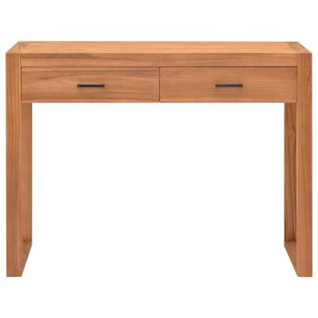 Schreibtisch mit 2 Schubladen 100x40x75 cm Teakholz