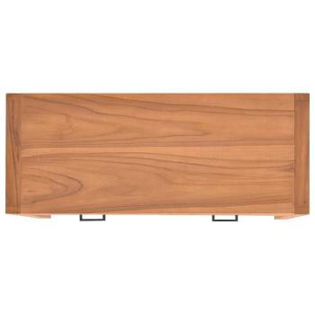 Schreibtisch mit 2 Schubladen 100x40x75 cm Teakholz