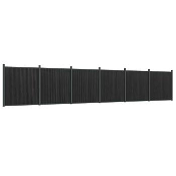 Zaunelement Grau 1045x186 cm WPC