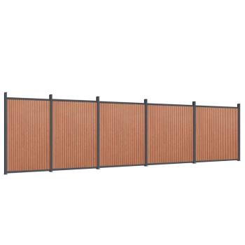 Zaunelement Braun 872x186 cm WPC