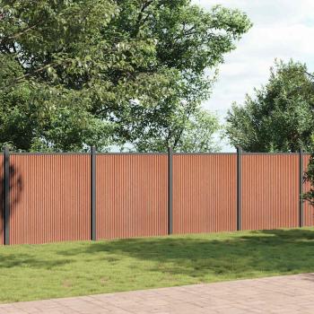 Zaunelement Braun 872x186 cm WPC