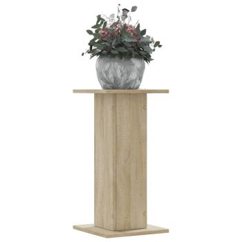 ARDEBO.de - Pflanzenständer 2 Stk. Sonoma-Eiche 30x30x60 cm Holzwerkstoff