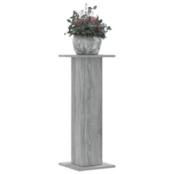 ARDEBO.de - Pflanzenständer 2 Stk. Grau Sonoma 30x30x80 cm Holzwerkstoff
