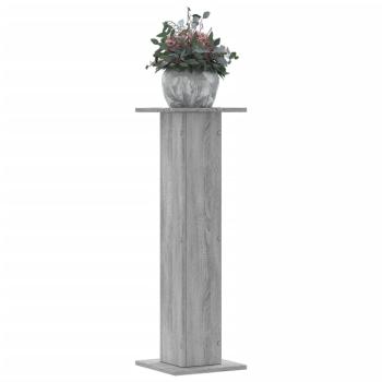 ARDEBO.de - Pflanzenständer 2 Stk. Grau Sonoma 30x30x95 cm Holzwerkstoff