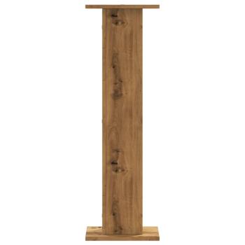 Pflanzenständer 2 Stk. Artisan-Eiche 30x30x95 cm Holzwerkstoff