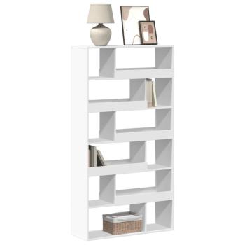 ARDEBO.de - B?cherregal Wei? 100x33x187,5 cm Holzwerkstoff