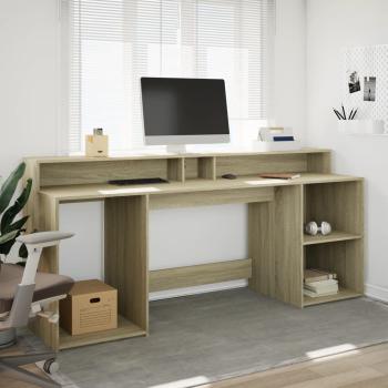 Desk Sonoma-Eiche 200 x 55 x 91 cm Engineered Wood