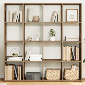 ARDEBO.de - Bücherregal Artisan-Eiche 137,5x29x137,5 cm Holzwerkstoff