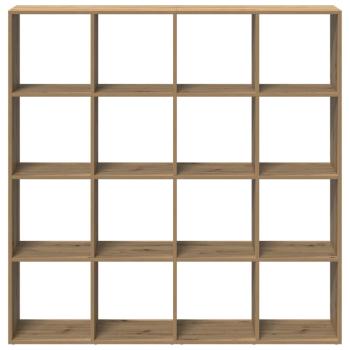 Bücherregal Artisan-Eiche 137,5x29x137,5 cm Holzwerkstoff