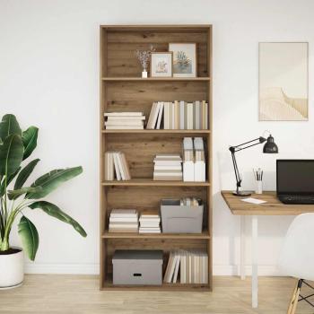 ARDEBO.de - Bücherregal Artisan-Eiche 80x30x189 cm Holzwerkstoff