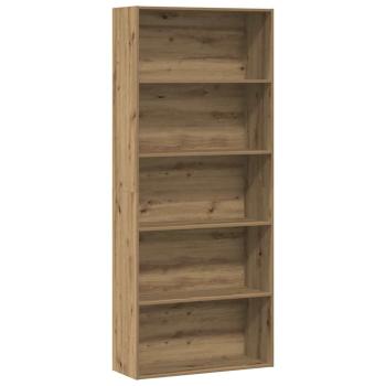 Bücherregal Artisan-Eiche 80x30x189 cm Holzwerkstoff